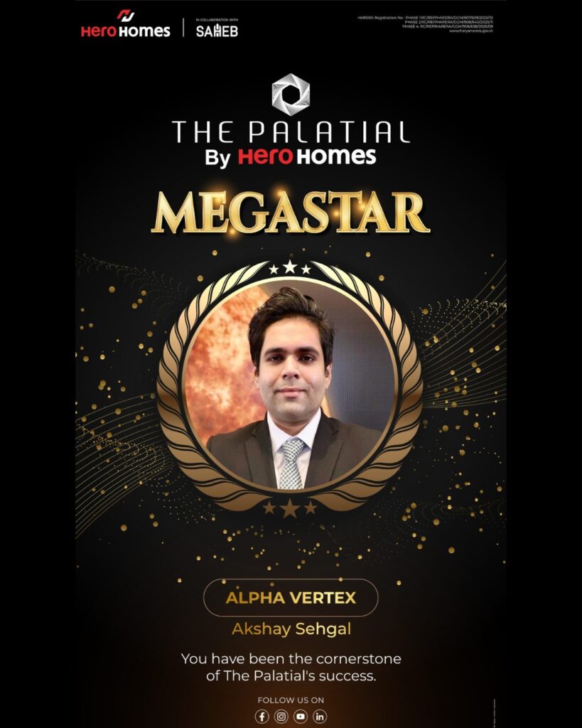 The palatial by hero homes sector 104